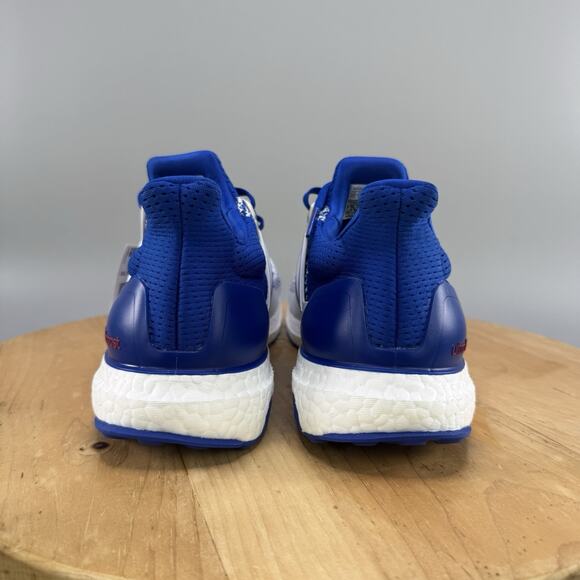 Adidas Ultraboost 1.0 Mens Size 11.5 Shoes White Royal Blue Running Sneakers - Picture 4 of 10